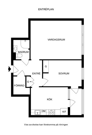 Planlösning för Näsbychaussén 61