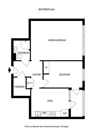 Planlösning för Näsbychaussén 61